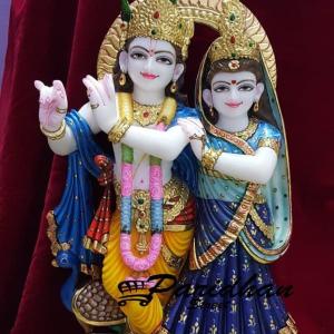Buy Radha Krishna Marble Statue Online in Jaipur, India: The Epitome of Divine Artistry
