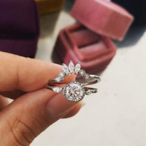 Do You Want to Wear the Tiara Engagement Ring on Your Wedding Day?