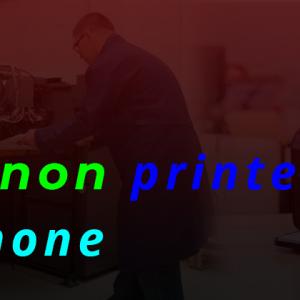 How do I add a Canon Printer to my iPhone