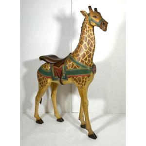 Rare Antique Maps and A Carved, Painted Carousel Giraffe are in Neue Auctions' March 11 Online Sale