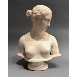 Marble sculpture by Hiram Powers (American, 1805-1873) will Headline Neue Auctions' June 24th Sale