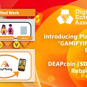 DEP Token Rebounds 64% as PlayMining GameFi Platform Introduces 'Gamifying Work' B2B Business Model