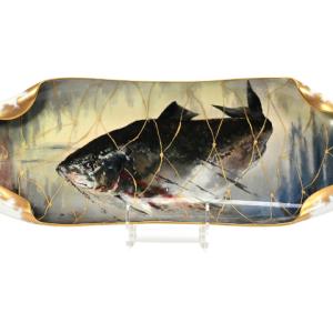 Woody Auction's Jan. 6 Online Auction Features An 1880s Rutherford B. Hayes White House Fish Platter