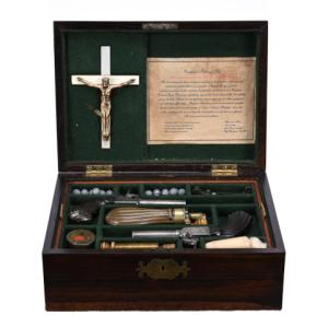 Woody Auction's April 20th Art Glass, Lamps and Much More Auction Includes A Vampire Killing Kit