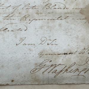 Historic Military Letter Signed by George Washington in 1780 will be Sold by Briggs Auction, Aug 23