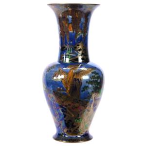 Pair of Wedgwood Vases Marked Fairyland Lustre Combine for $130,500 at Woody Auction, March 22nd