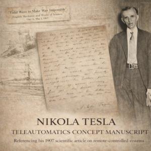 Nikola Tesla Signed Holograph Page from A Scientific Article in 1907 will be Auctioned April 30th