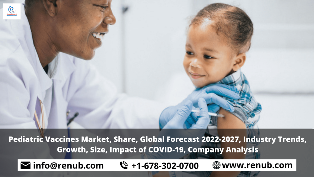 Pediatric Vaccines Market, Share, Industry Trends, Growth, Insights, Opportunity, Global Forecast 2022-2027