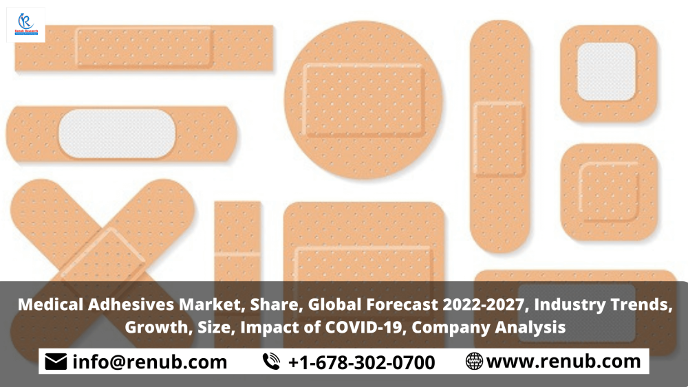 Medical Adhesives Market, Share, Industry Trends, Growth, Size, Overviews, Global Forecast 2022-2027