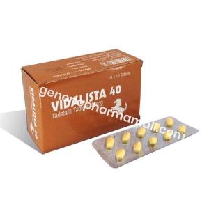 Vidalista 40: Purchase Online Best Tadalafil Tablets | genericpharmamall