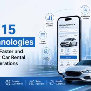 Top 15 Technologies Driving Faster and Smarter Car Rental App Operations