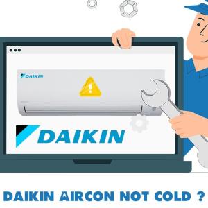 Daikin aircon not cold ? How to fix it ?