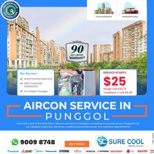 Aircon service in Punggol