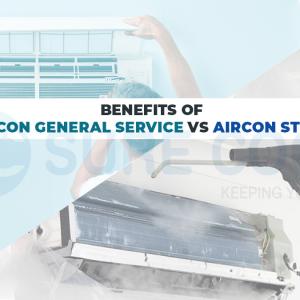 Benefits of Aircon general service vs Aircon steam cleaning