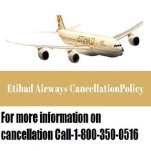 How to cancel Etihad Airways flight and what is the cost