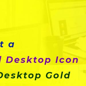 How Do I Troubleshoot a Disappeared Desktop Icon for My AOL Desktop Gold