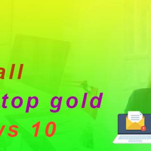 How Do I Uninstall AOL Desktop Gold in My Windows 10