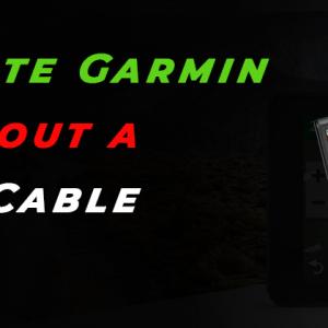 Can I update Garmin Maps without a USB Data Cable