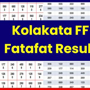 Kolkata FF Fatafat Result | Kolkata FF Live Result