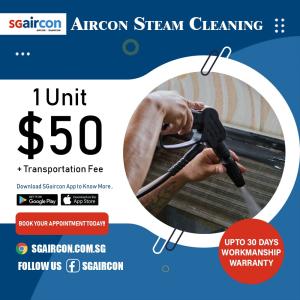 Best Aircon steam cleaning