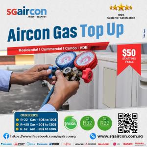 Aircon gas top-up