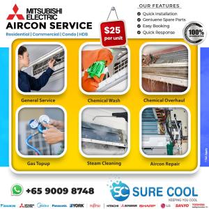 Mitsubishi Aircon Service and Repair in Singapore