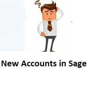 Make New Accounts in Sage 50 - Instructions