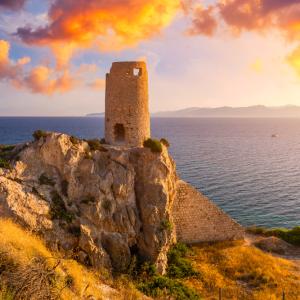 Old coastal tower