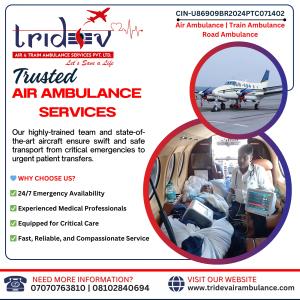 Tridev Air Ambulance Services in Patna: When Time is Critical