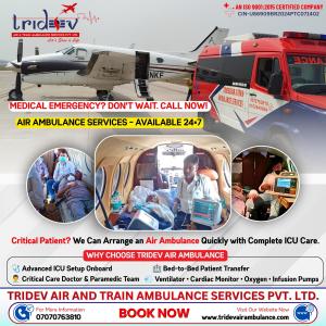 The Rescue Process  by Tridev Air Ambulance Services in Patna