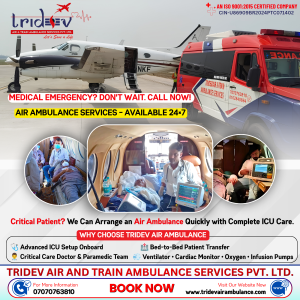 Heroes on Air, Heroes on the Go: Tridev Air Ambulance Services in Patna - Flight Deck Fables