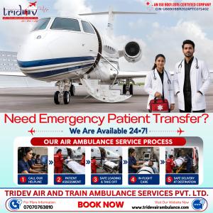 Fix Your Transportation Problem via Tridev Air Ambulance Services in Patna for Interstate Movement