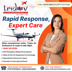 Reaching New Heights in Medical Care: Tridev Air Ambulance Services in Varanasi