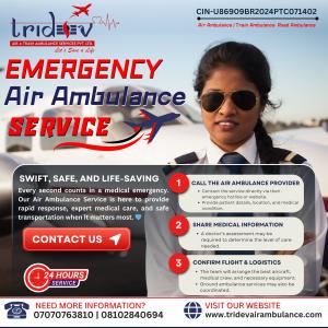 The Fast and Reliable Medium Is Only Tridev Air Ambulance Services in Delhi