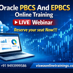 Oracle PBCS and EPBCS Online Training Institute From Hyderabad India