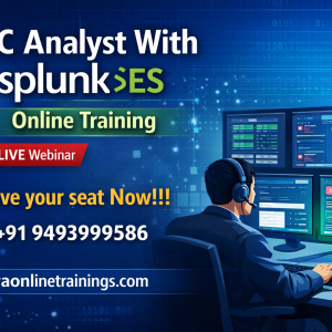 SOC Analyst with Splunk ES Online Certification Training Course