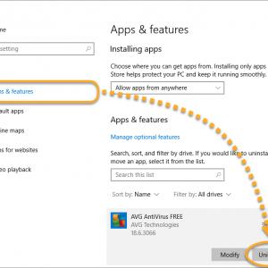 How to delete Avg Antivirus?
