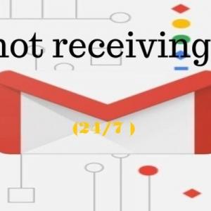 How can I resolved Gmail not receiving emails